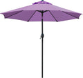 Sunnyglade 9ft Patio Umbrella with 8 Sturdy Ribs - Wide Shade for 4-6