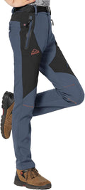 Women's Insulated Waterproof Snow Pants - Fleece Thermal Fit