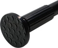 ZOCONE Adjustable 51-168 Inch Rust-free Tension Rod - No Drilling, Anti-slip Steel - Black