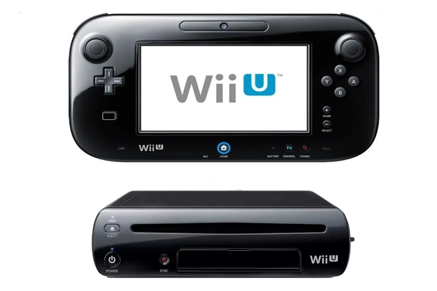 Nintendo Wii U Console 32GB Basic Set - Black for Ultimate Fun