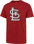 MLB Team Color Distressed Imprint Primary Logo Wordmark T-Shirt 47