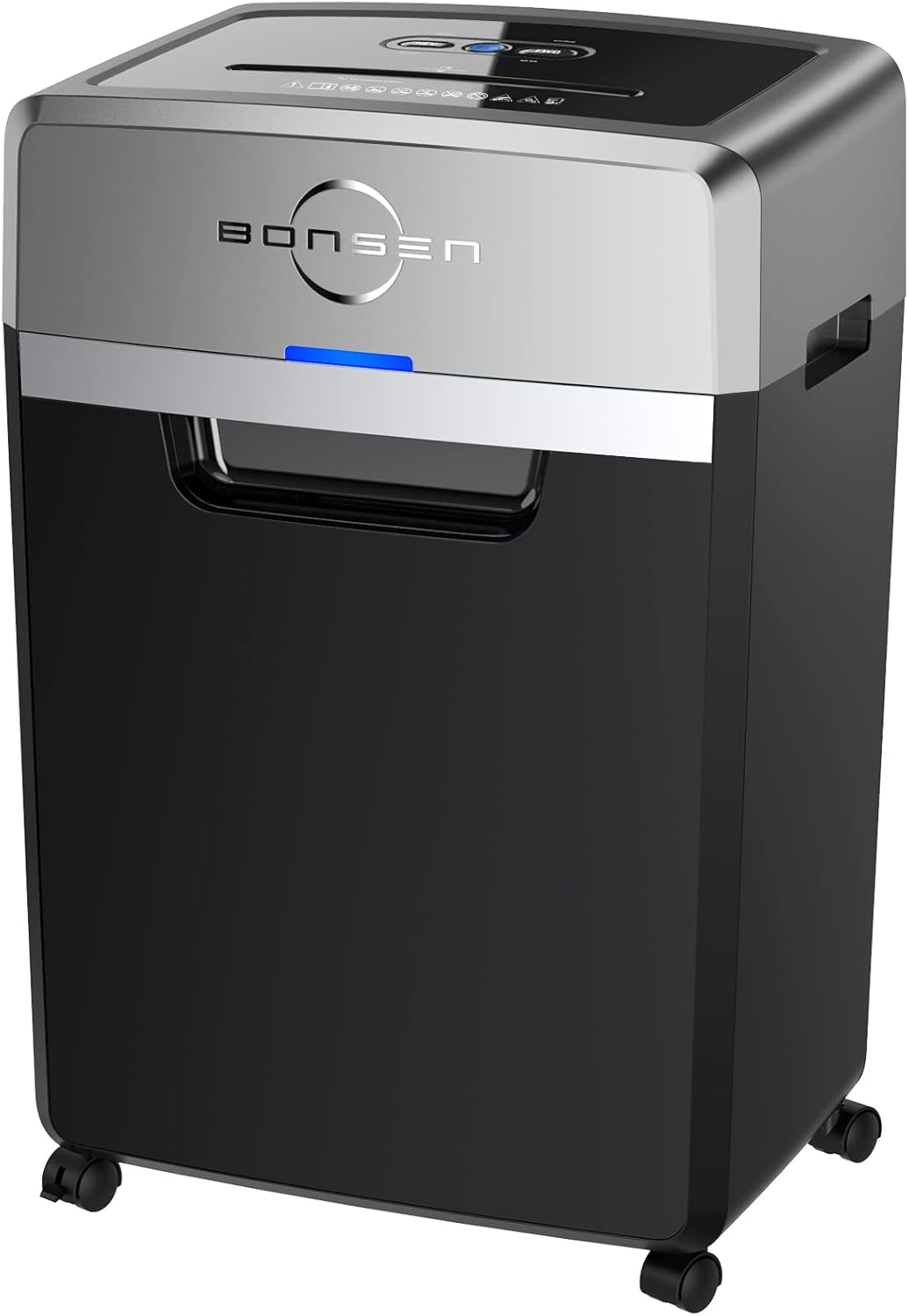 BONSEN Heavy Duty Paper Shredder for Office with 24-Sheet Capacity