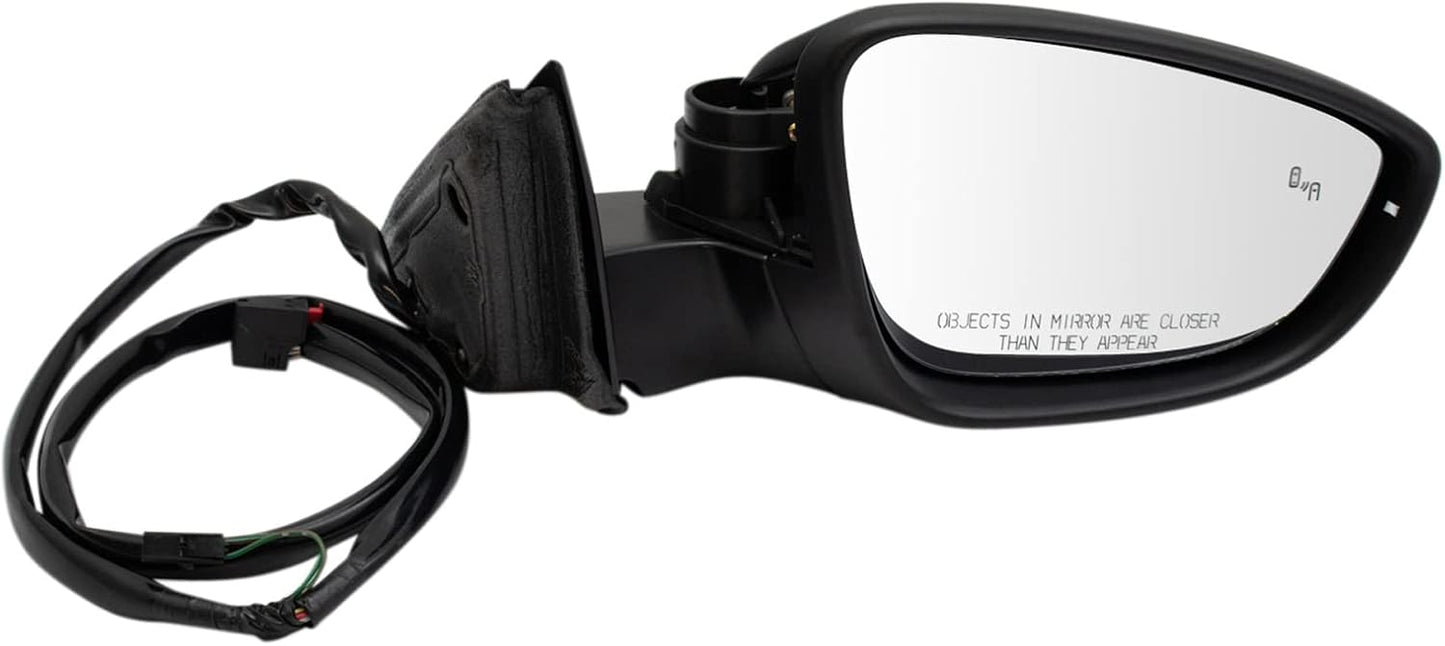 Power Heated Manual Folding Memory Side Mirror for VW Passat