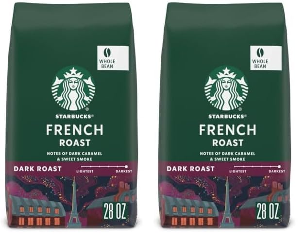 Starbucks French Dark Roast Whole Bean Coffee Duo - 56 oz