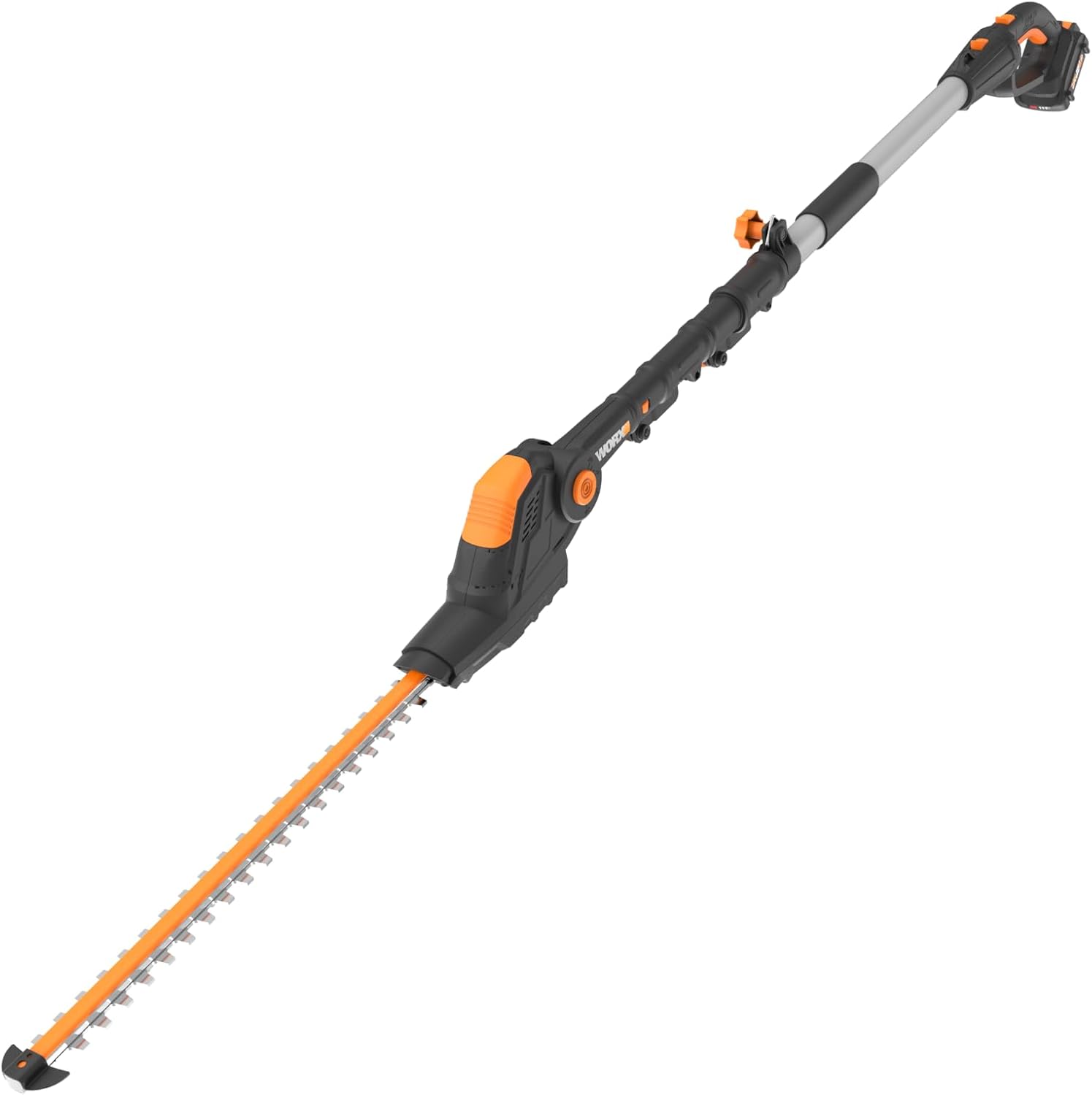 WORX 20V Cordless Hedge Trimmer with Extended Pole for Precision