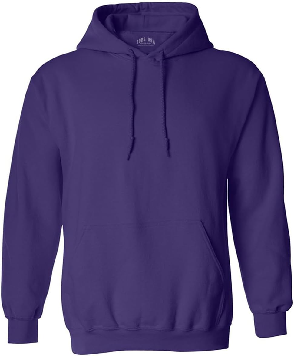 Joe's USA Mens Fleece Pullover Hoodie for Everyday Comfort