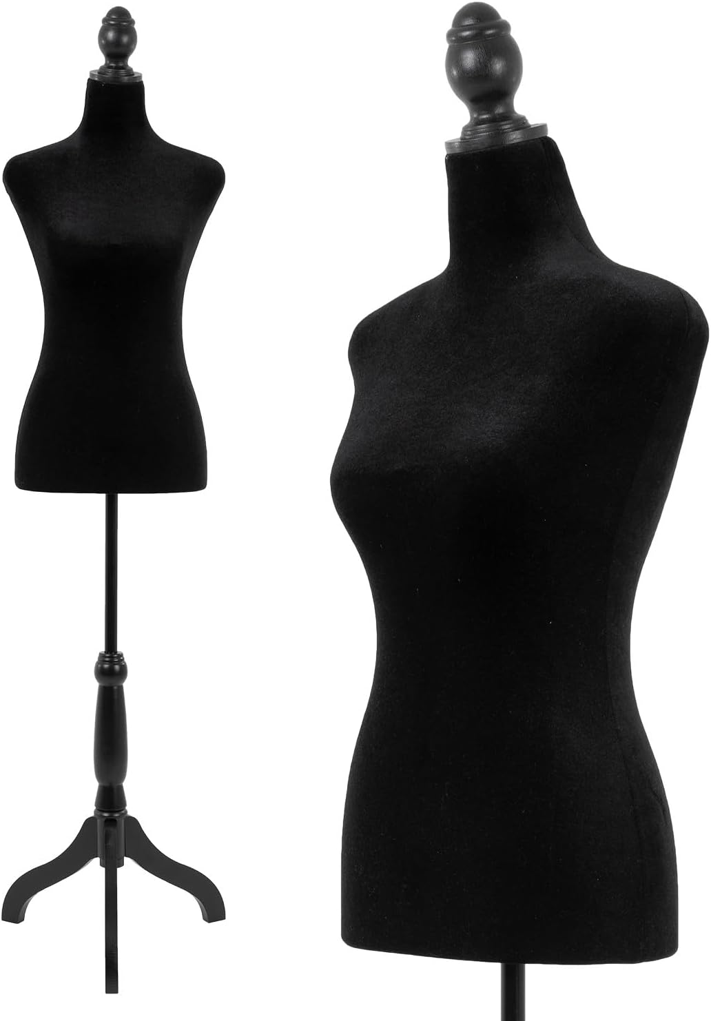 Height Adjustable Female Mannequin Torso for Clothing Display