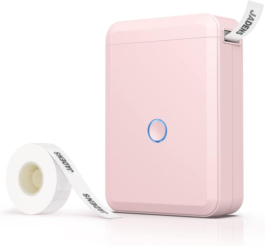 Portable Bluetooth Label Printer - Organize in Style! - Light Pink