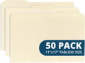 11x17 Folders for Blueprints and Plans - Bulk 50 Pack