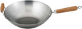 Helen's Asian Kitchen Wok 14-in Carbon Steel with Bamboo Handle