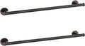 Cilee 2 Pieces Oil Rubbed Bronze Towel Bar Set for Bathroom