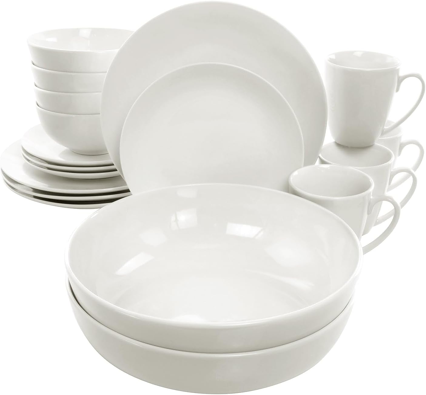 Elama Iris Porcelain Dinnerware Set for Elegant Dining Experience