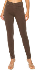 KHAKI & BLUE Cali1850 Womens Everyday Garment-Dyed Skinny Jeans