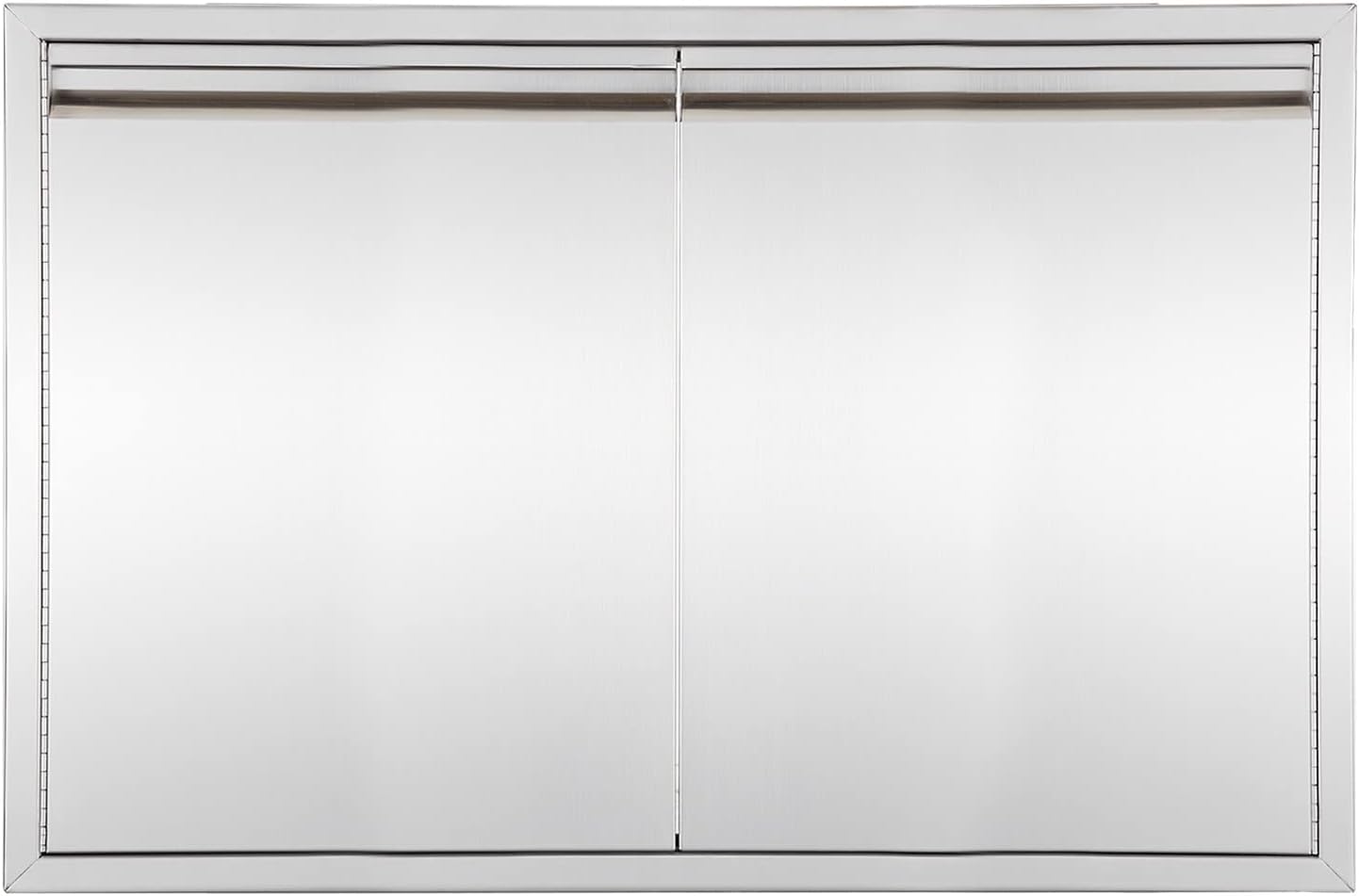 Outdoor Kitchen Double Door Stainless Steel BBQ Access Panel