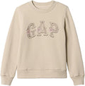 GAP girls Logo Crewneck Sweatshirt Bedrock 291 M - Classic Logo Style