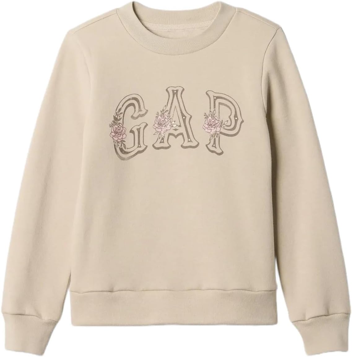 GAP Girls Logo Sweatshirt - Cozy Crewneck in Bedrock Gray! 