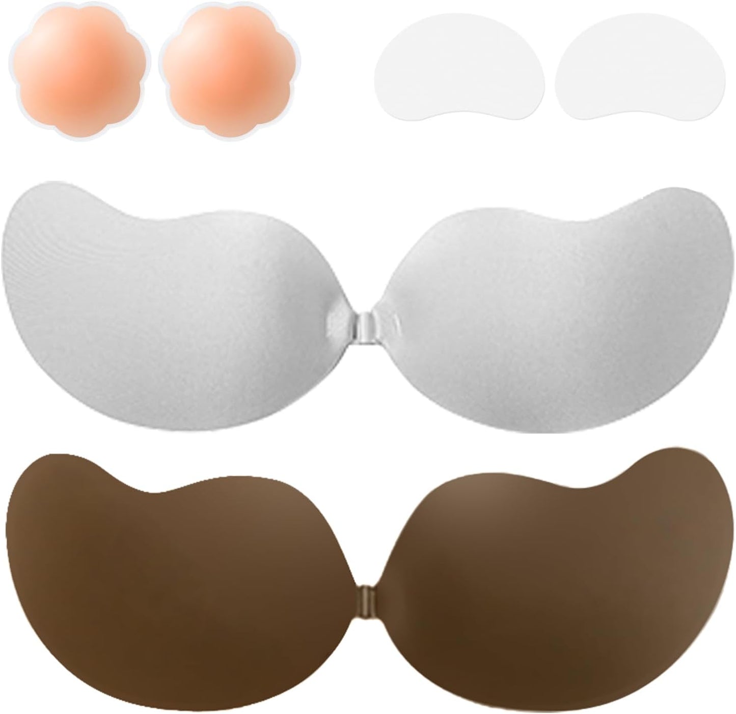Sticky Bra Adhesive Push Up Invisible Strapless Bras for Women
