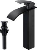 Qomolangma Tall Waterfall Bathroom Faucet for Vessel Sinks