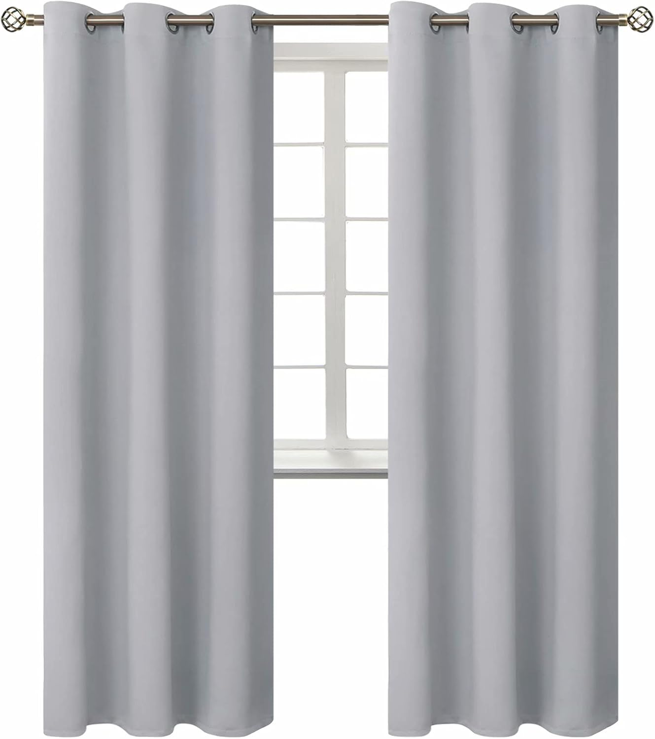 BGment Room Darkening Curtains for Bedroom - 84 Inch Grommet Drapes