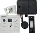 Fingerprint - Black Bezel Biometric Cabinet Lock F-B32 - Flush Mount