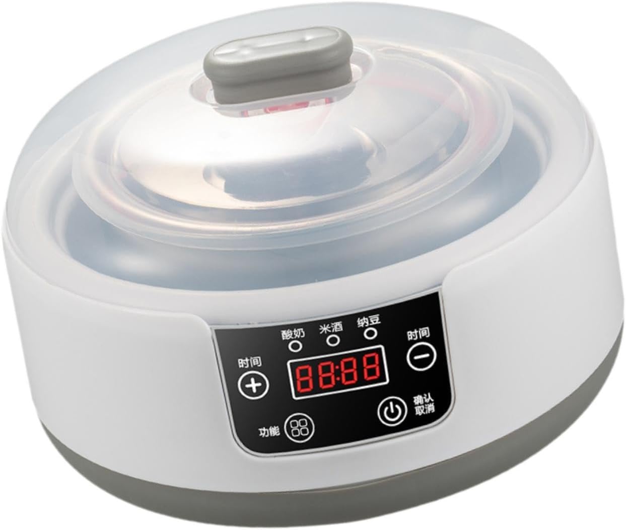 Professional Electric Yogurt Maker: Constant Temp Control, Low Noise, Stainless Steel