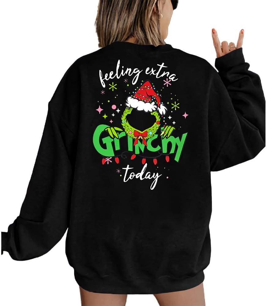 BANGELY Funny Christmas Sweatshirt - Festive Style!