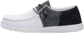 Hey Dude Mens Wally Loafers - Lightweight Comfortable Lace-Up Shoes