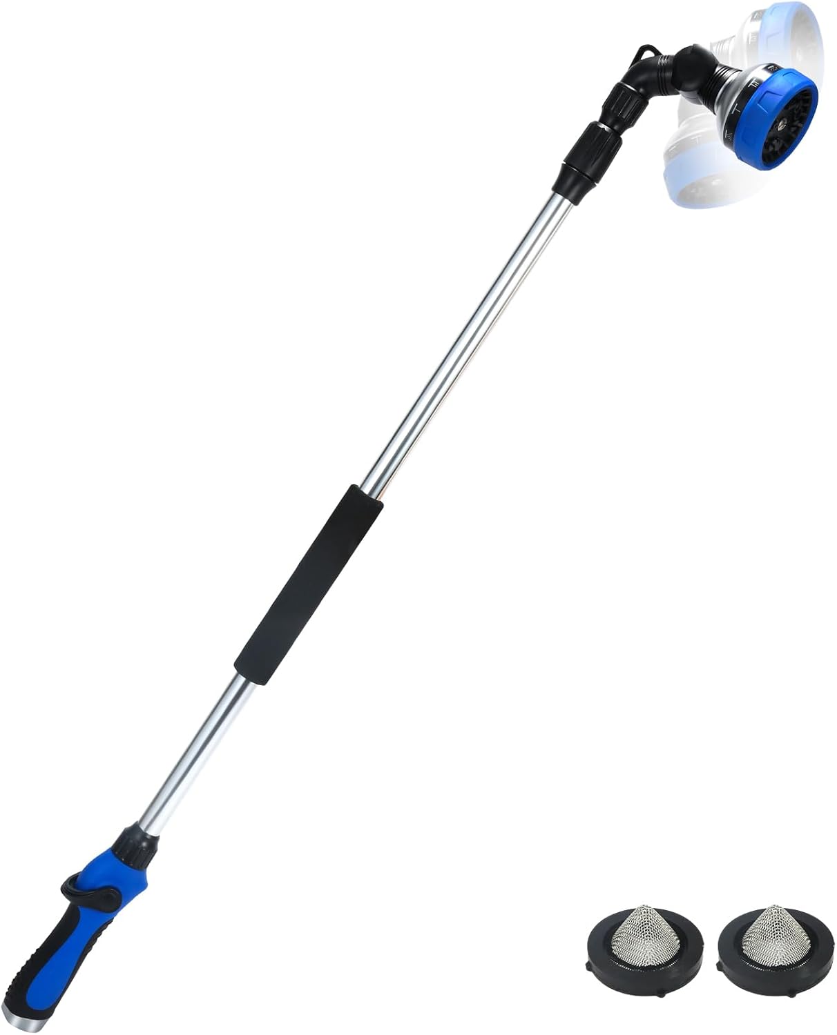 Telescoping Watering Wand for Garden Hose with 10 Spray Patterns
