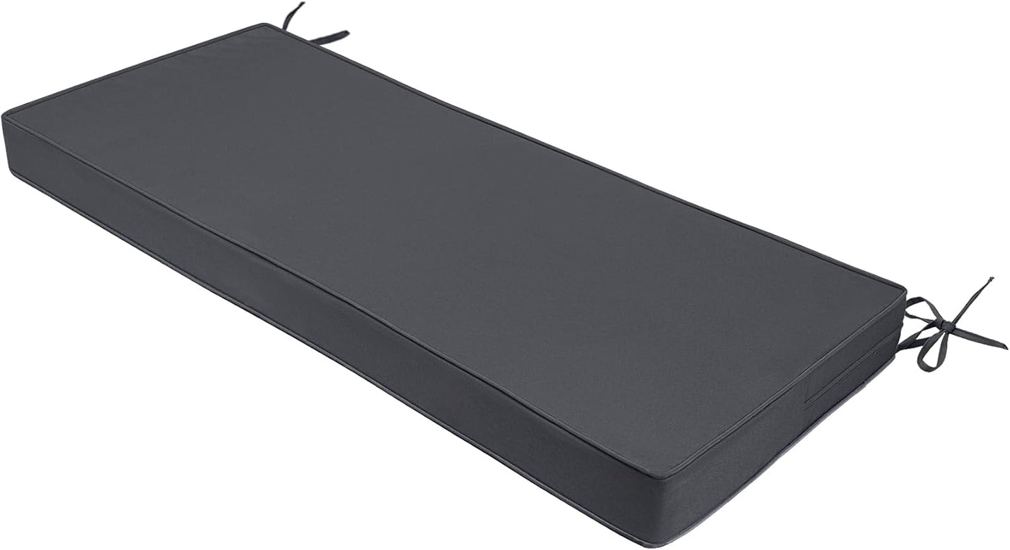 Outdoor Bench Cushion 48x18 Inch Waterproof and Fade-Resistant