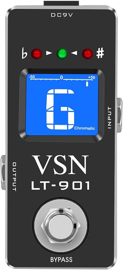 VSN Chromatic Tuner Pedal - High Precision Tune!