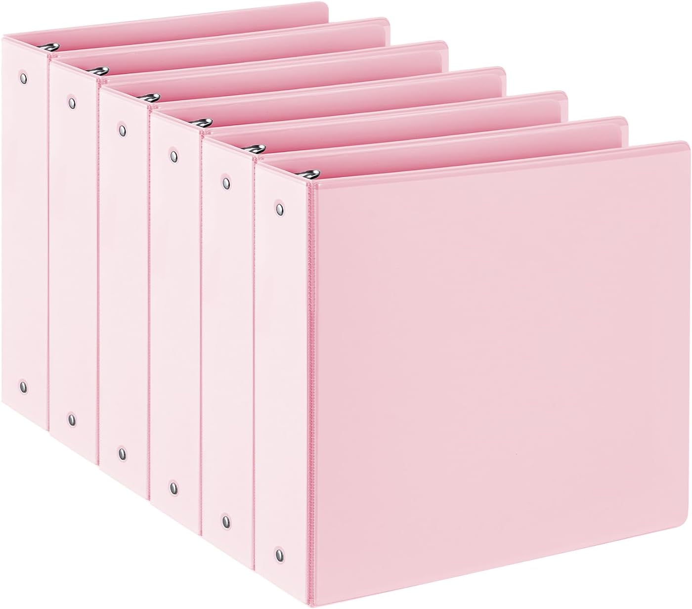 SUIN 2-Inch 3 Ring Binder with Pockets for Organization