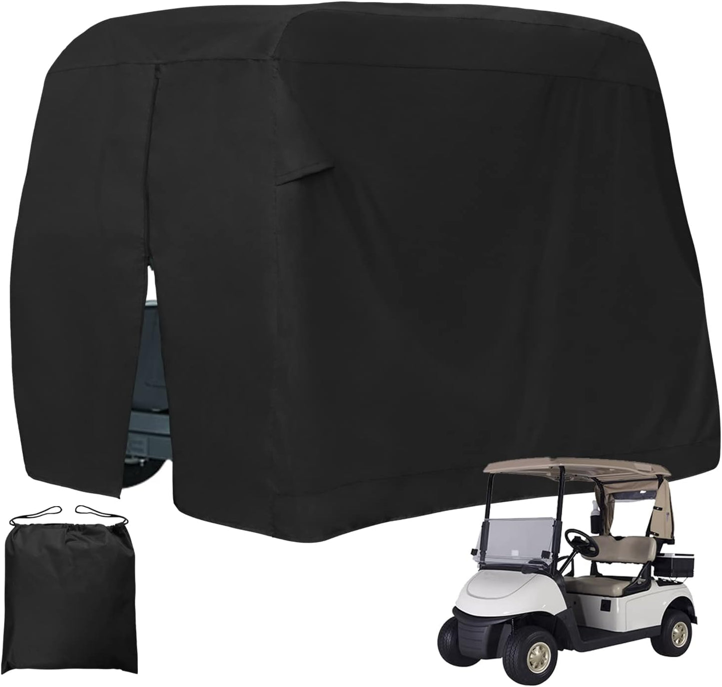 Waterproof Golf Cart Cover for EZGO, Club Car, Yamaha Carts