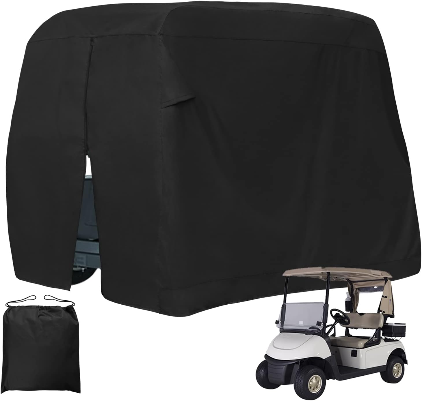 Waterproof Golf Cart Cover for EZGO, Club Car, Yamaha Carts