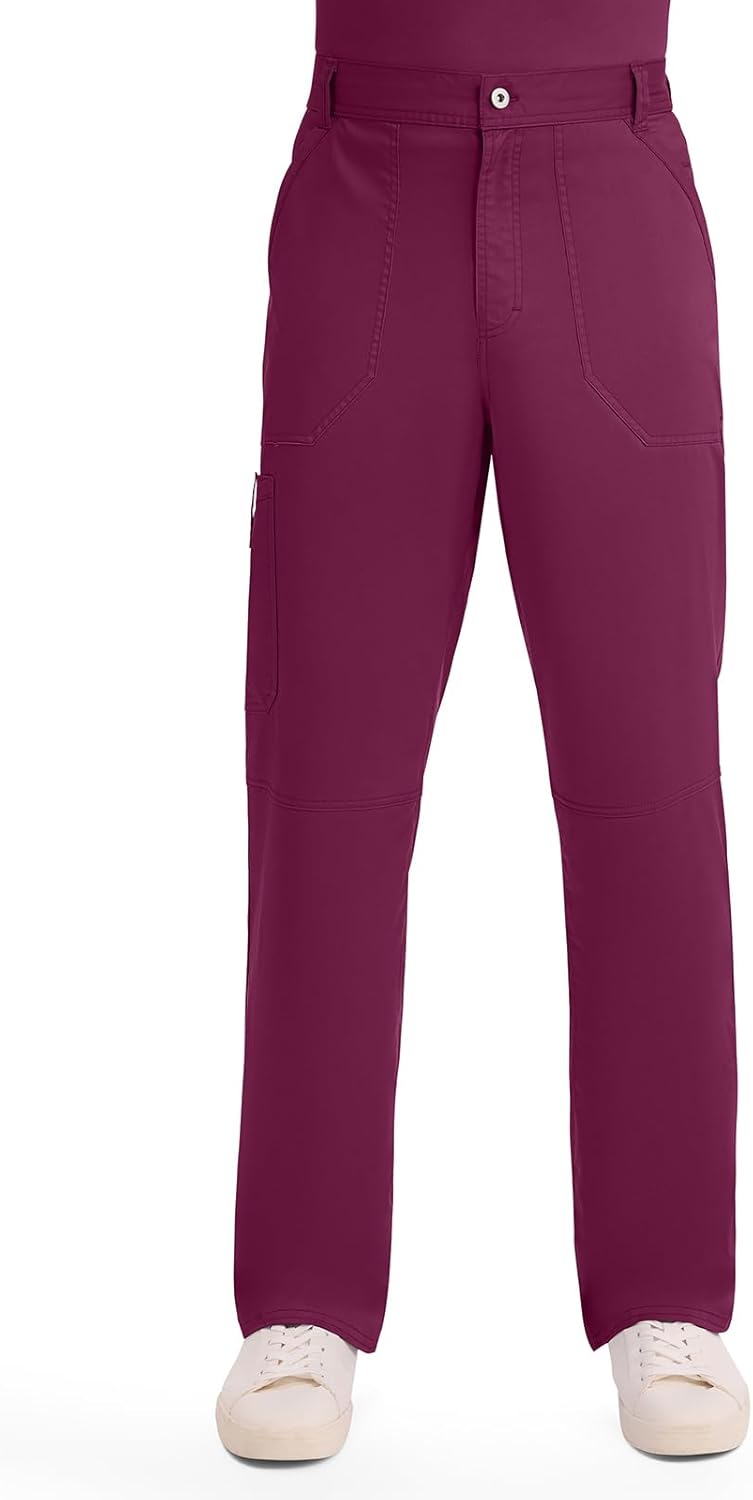 Cherokee Mens Scrub Pants with Cargo Pockets for Comfort