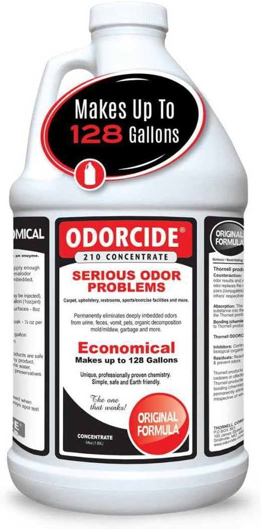 Odorcide 210 Original Scent Half Gallon Size for Odor Elimination