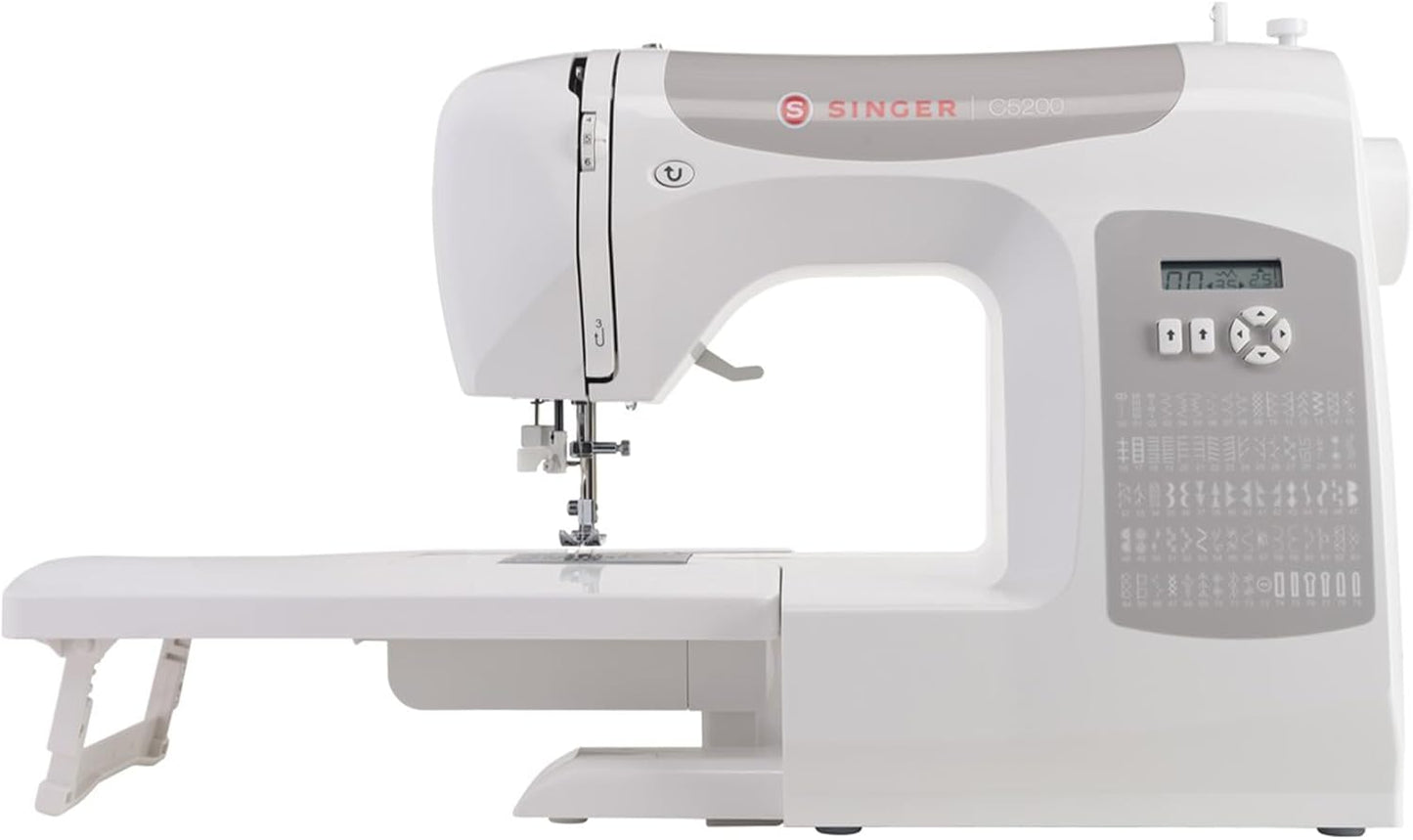 SINGER C5200 Computerized Sewing Machine & Quilter | 180 Stitches, Touch Button Controls