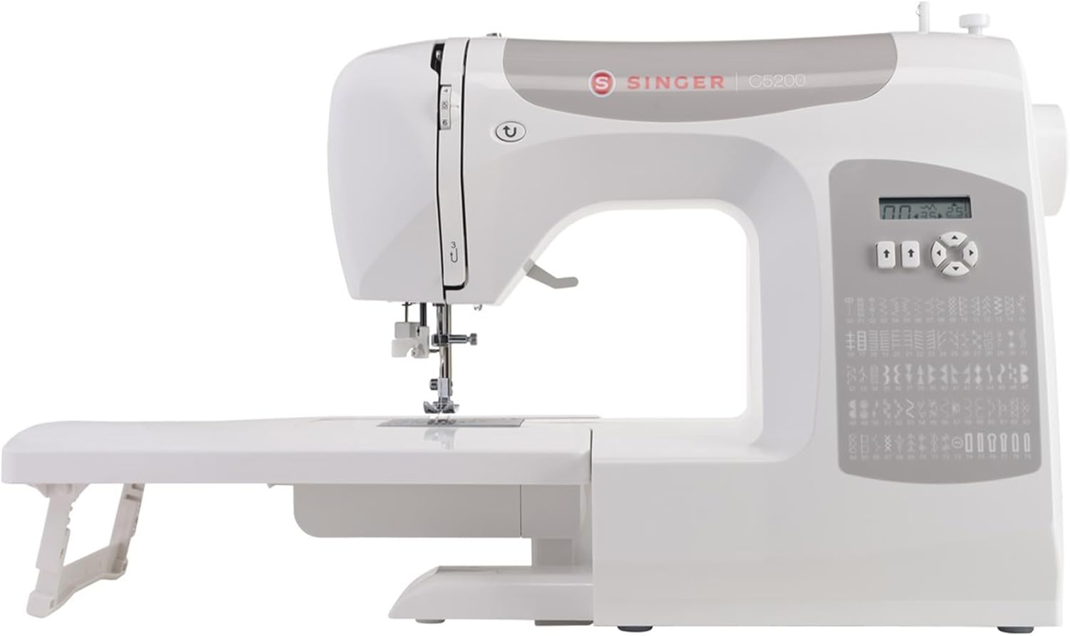 SINGER C5200 Computerized Sewing Machine & Quilter | 180 Stitches, Touch Button Controls