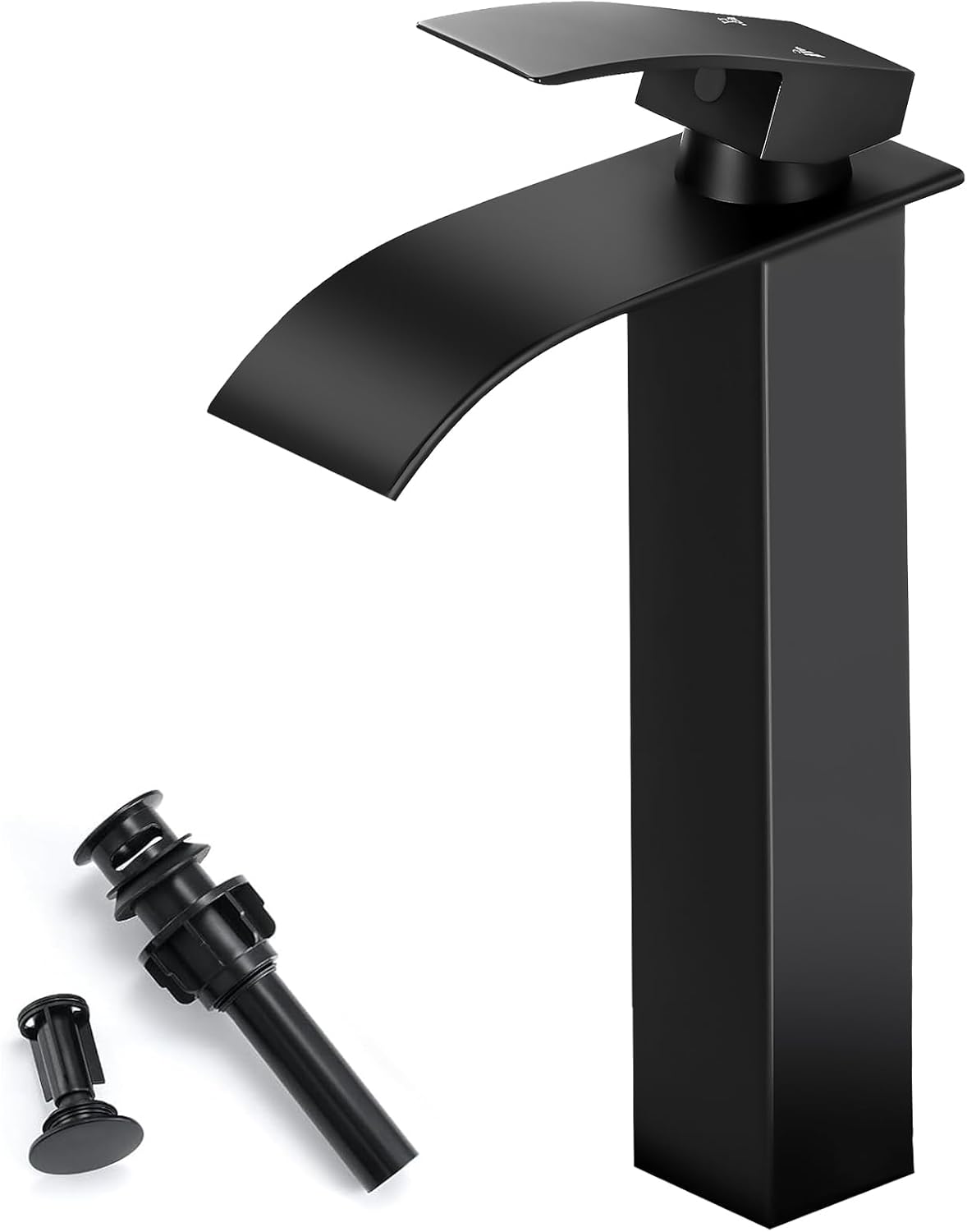 Tall Waterfall Bathroom Sink Faucet for Modern Elegance