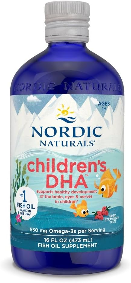 Nordic Naturals Childrens DHA Liquid Omega-3 for Kids 16 oz