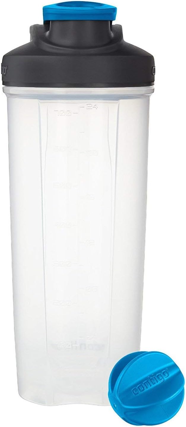 Contigo Shake & Go Fit Shaker Bottle - Leak-Proof 28 oz. Carolina Blue