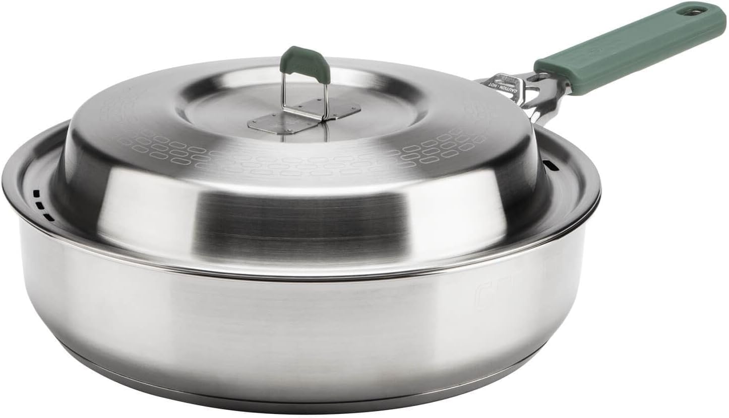GERBER ComplEAT Saute Pan: Portable Stainless Steel