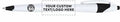 Custom Slim Curvy Ballpoint Pens Set of 50 for Office Use