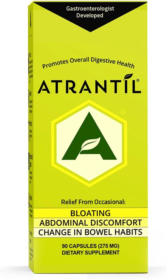 Atrantil 90 Capsules for Bloating, Gas Relief and Digestive Health