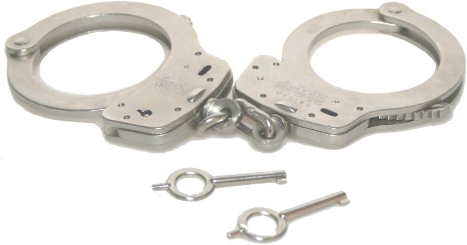 Smith & Wesson 100 Handcuffs Standard Size in Nickel Finish