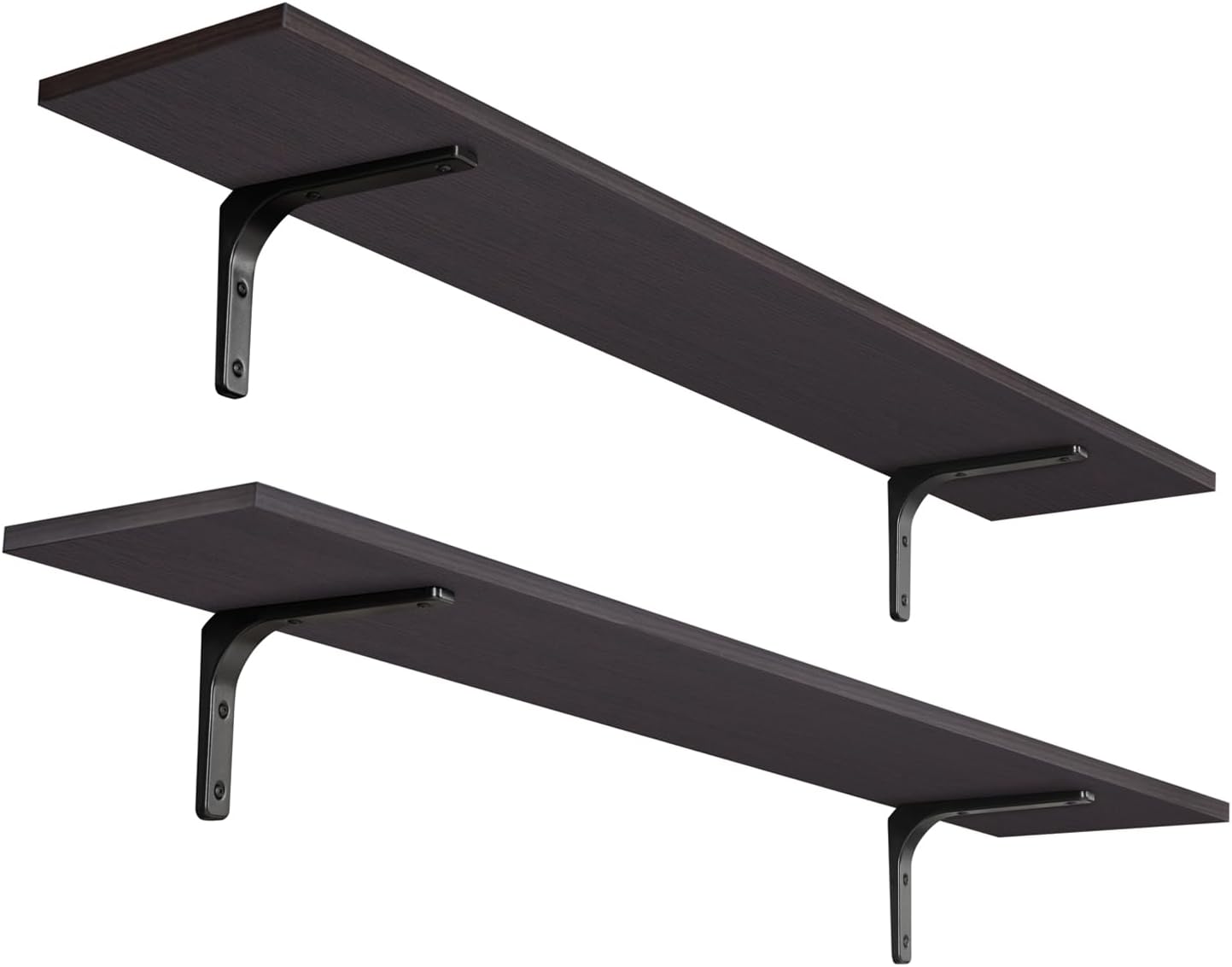 DINZI LVJ Long Wall Shelves Set of 2 for Extra Storage Space