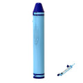 Personal Water Purifier Survival Straw - Portable 5-Stage Filter
