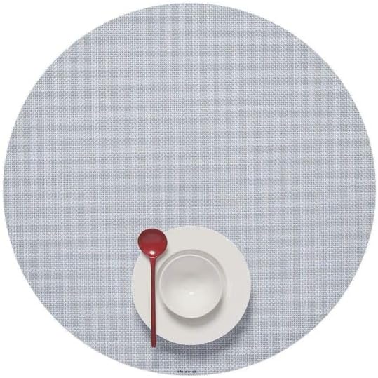 Chilewich Mini Basketweave Placemats in Sky - Set of 4