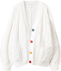 Women's Cable Knit Open Front Cardigan - Cozy Everyday Layer pattern