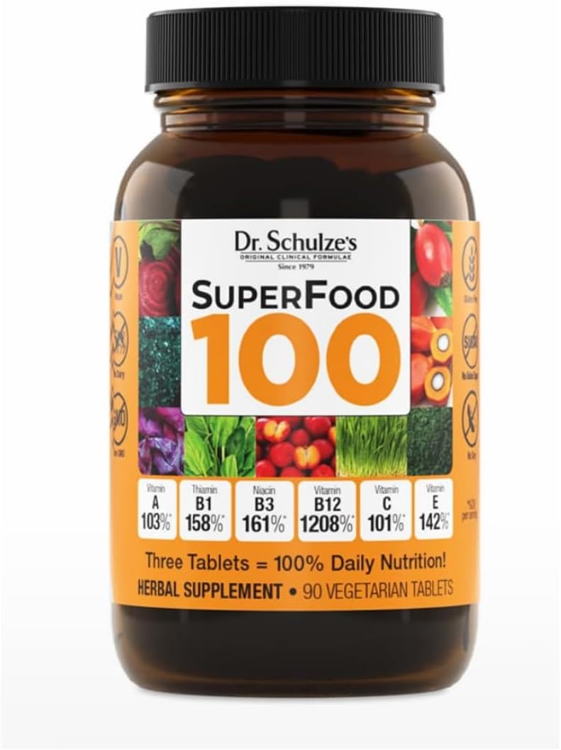 Dr. Schulze's Superfood 100: Ultimate Herbal Concentrate for Energy