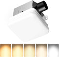 50 CFM Bathroom Exhaust Fan with Light - Quiet 1.0 Sone